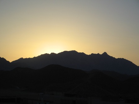Sunset in the Eastern Desert