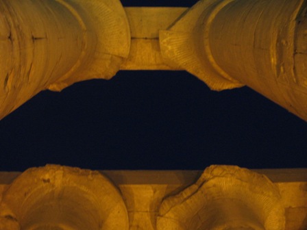 Pillars and their crowns at the Luxor Temple