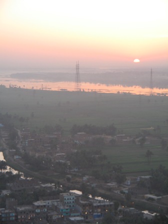 Sunrise in Luxor, Egypt