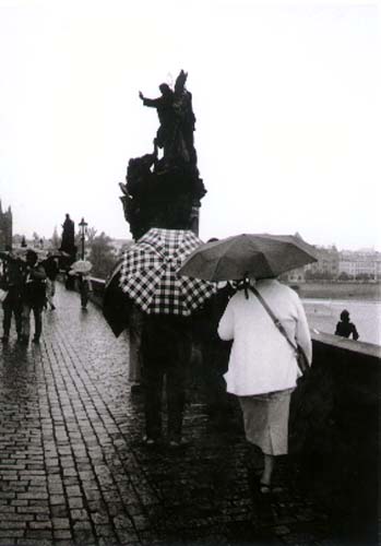 A rainy day in Prague