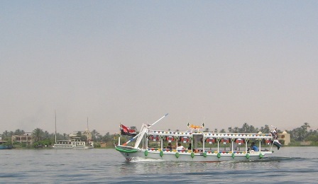 A Nile boat in Luxor