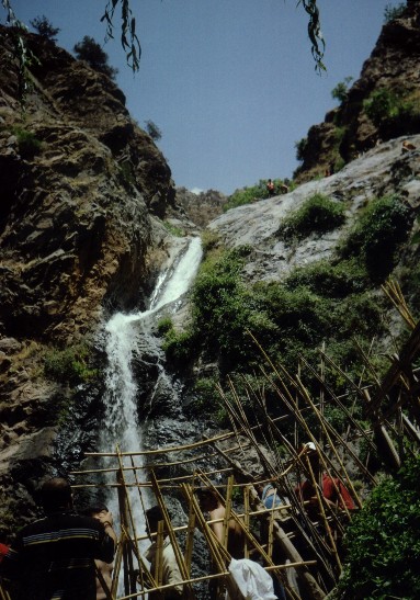 Waterfalls near Setti-Fatma Peak