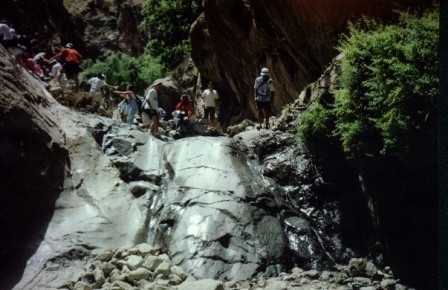 The route to Setti-Fatma Peak