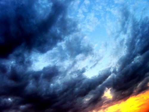 Pittwater Bay - Blue Flame Swirl - Sydney, Australia, January 2003