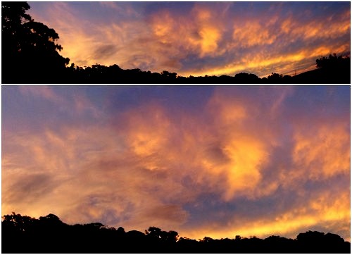 Pittwater Bay - Titian Sunset - Sydney, Australia, January 2003