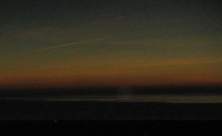 Total eclipse sky