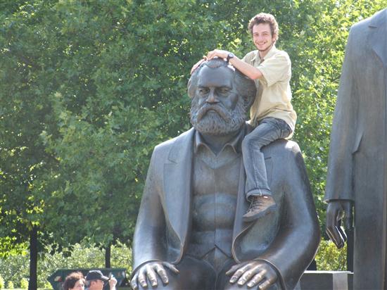 sitting on the head