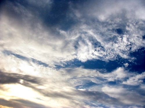 Blue Crush Sky Panorama Detail - Melbourne, Australia, February 2003