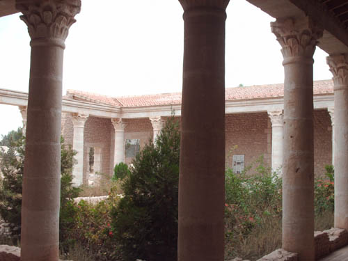 Rebuilding of a roman house, EL JEM, TUNISIA