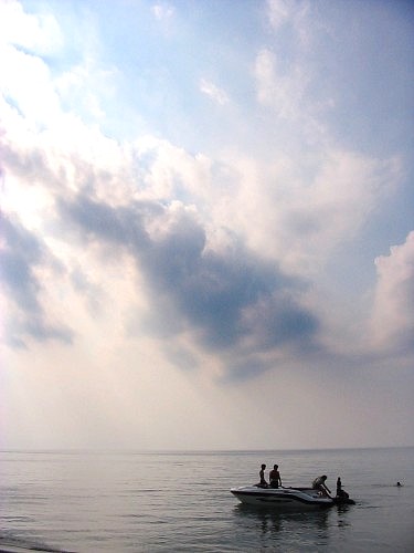 Lake Erie - Cloud Over Us 2 - Ontario, Canada, July 2002