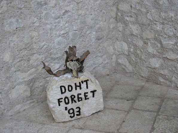Don't forget who destroyed the Old Bridge in Mostar in 1993