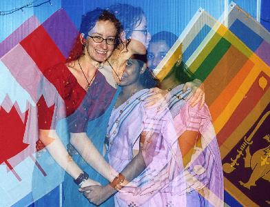 Me and Shyamali artistically
