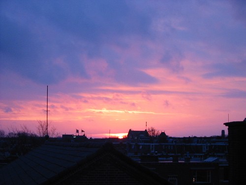 Den Haag Sunset - The Hague, The Netherlands, January 2002