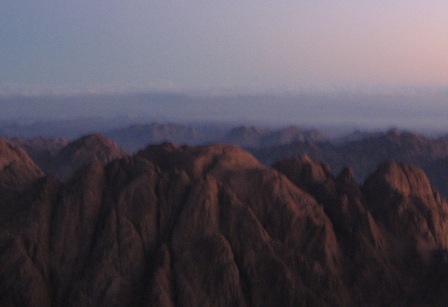 Sunrise from the peak of Mount Sinai IV