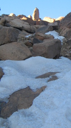 Snow in Mount Sinai I