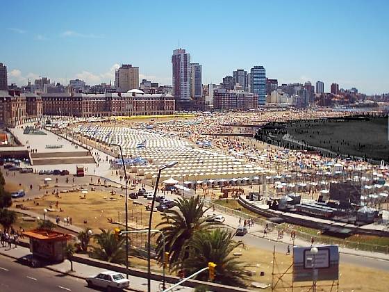 Plano general de la Playa Marplatense