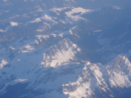 Alps from the Plane