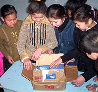 Cultural exchange with parcels