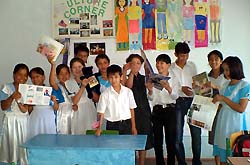 Uzbek school children