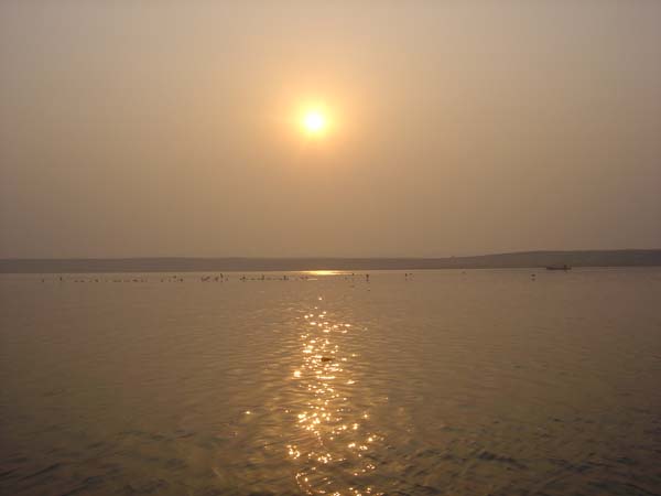 Sunrise on the Ganges