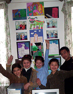 Art work sent to Uzbekistan from Medfort Art Exhibition