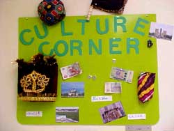 Culture corner of Uzbekistan in Miami country DaySchool