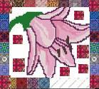 Flower with pattern