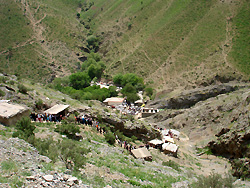 Nature of Uzbekistan in the mountains