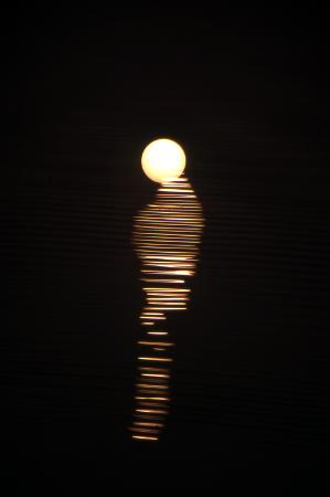 moon on water