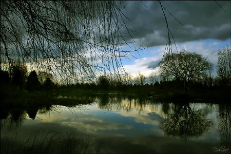 an evening scene