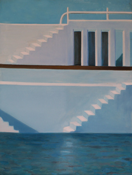 blue landscape
