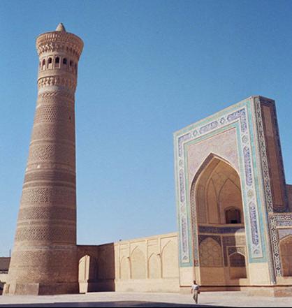 Bukhara the Registan (Kalon minaret and mosque).