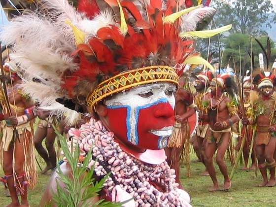 Face Painting in Papua New Guinea