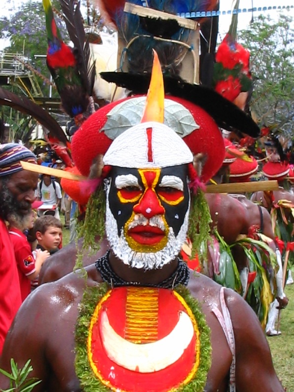 Face Painting in Papua New Guinea