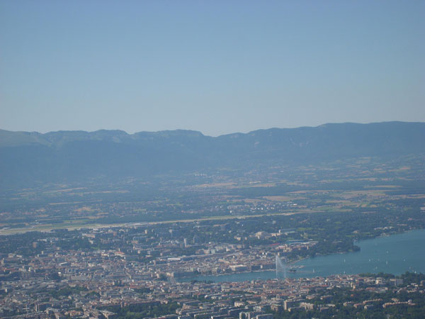 genève (unique vue de l'europe)
