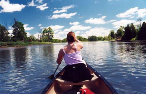 Canoeing the Grand