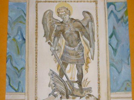 Archangel Michael Slaying a Dragon