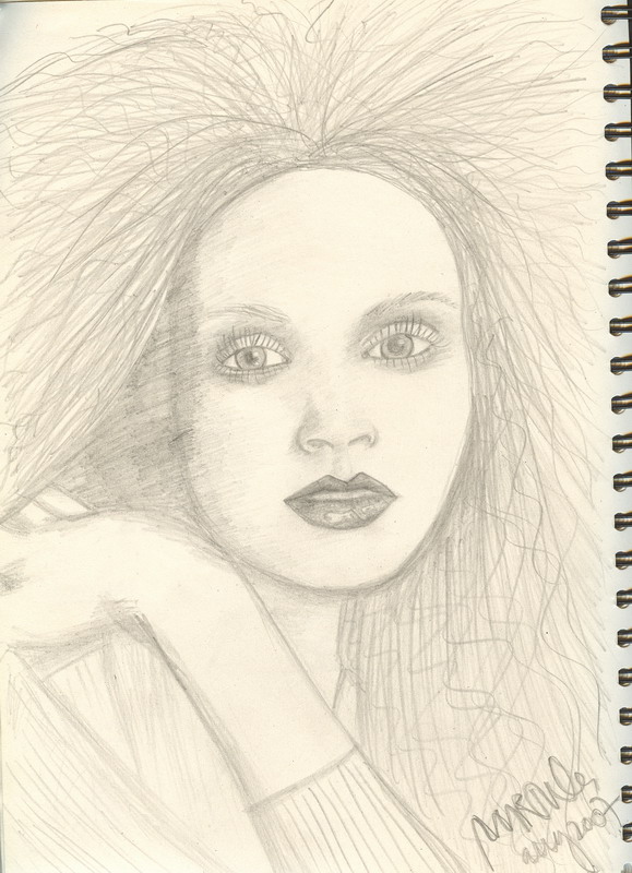 A girl's face
