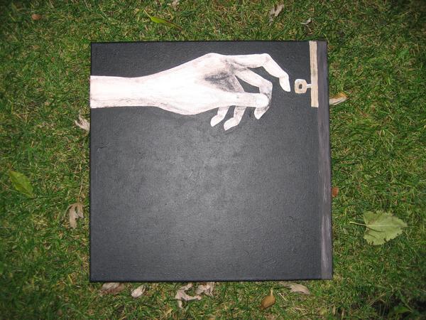 Hand Opening Locked Door