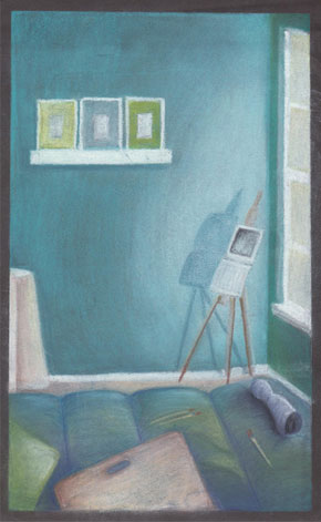 blue bedroom