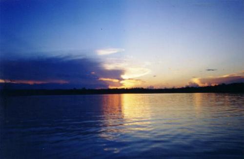 Sunset in the heart of Brazil