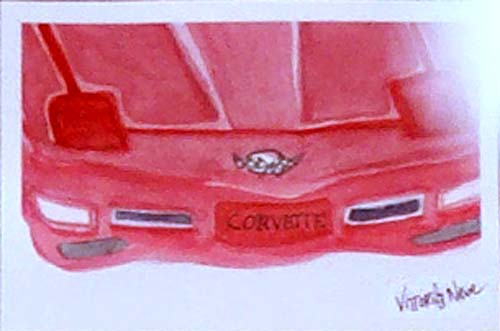 Vehicle Contour Series; Exaggerated Corvette Feature