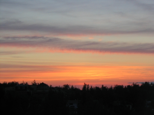 Night falls