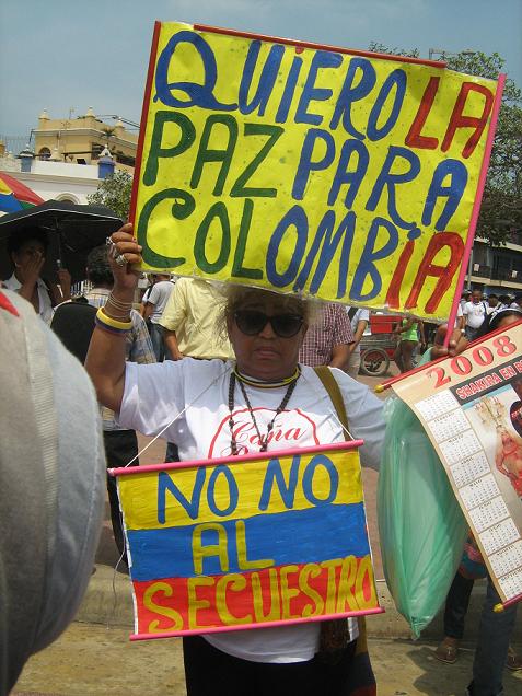 Quiero la Paz para Colombia!