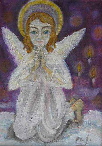 Angel praying for Peace