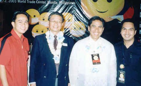 CHOY WITH SECRETARY OF DEPARTMENT OF HEALTH MANUEL DAYRIT AT ASNSC