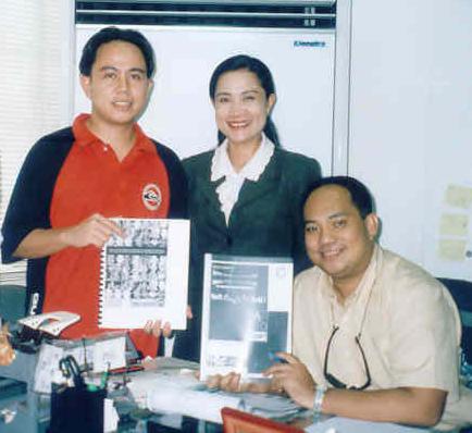 CHOY WITH KUYA POL AND ATE KONG OF THE NATIONAL YOUTH COMMISSION