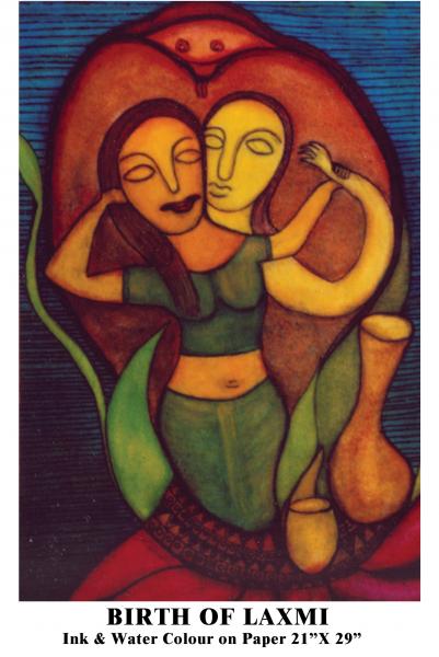 Birth of laxmi