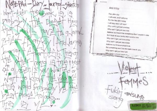 Notepad, Violent Femmes