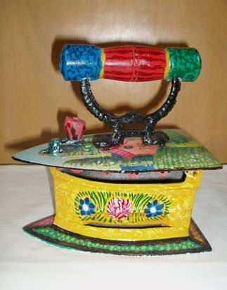 truck art on pottery